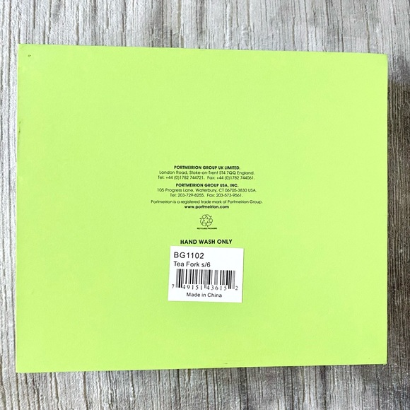 Portmeirion Botanic Gardens Pastry Forks set of 6 - Picture 2 of 3